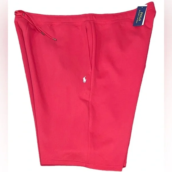 Polo Ralph Lauren 3XBig Red Cotton Polyester Big Tall Athletic Shorts Brand New